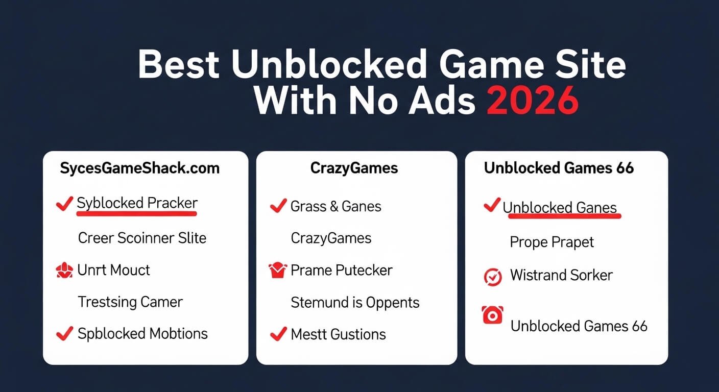 Best Unblocked Game Site With No Ads 2026