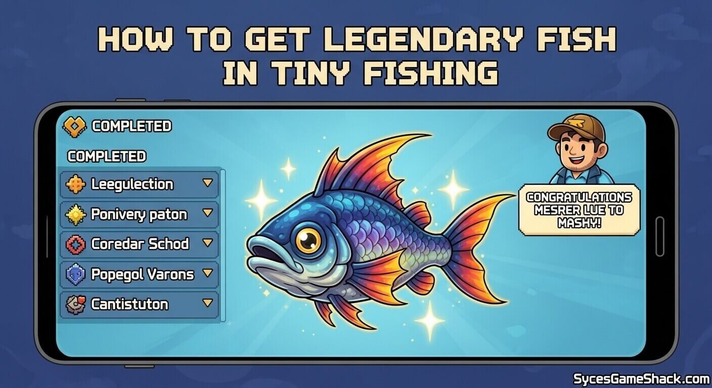 How to Get Legendary Fish in Tiny Fishing