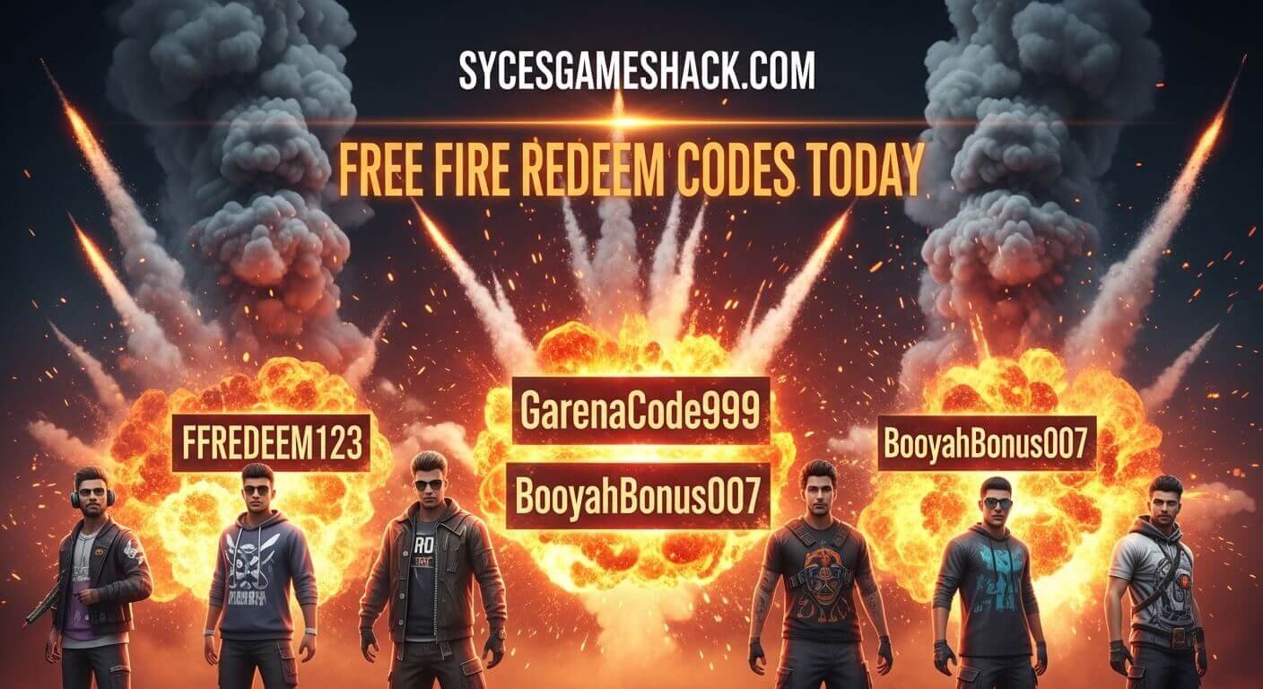 Free Fire Redeem Codes Today