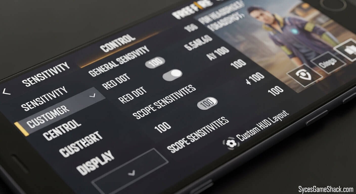 Free Fire Sensitivity Settings for Headshot