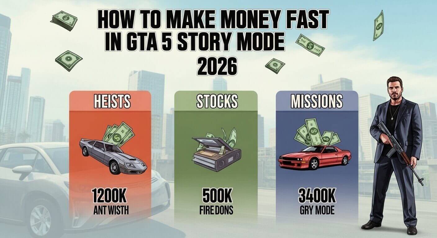 How to Make Money Fast in GTA 5 Story Mode 2026