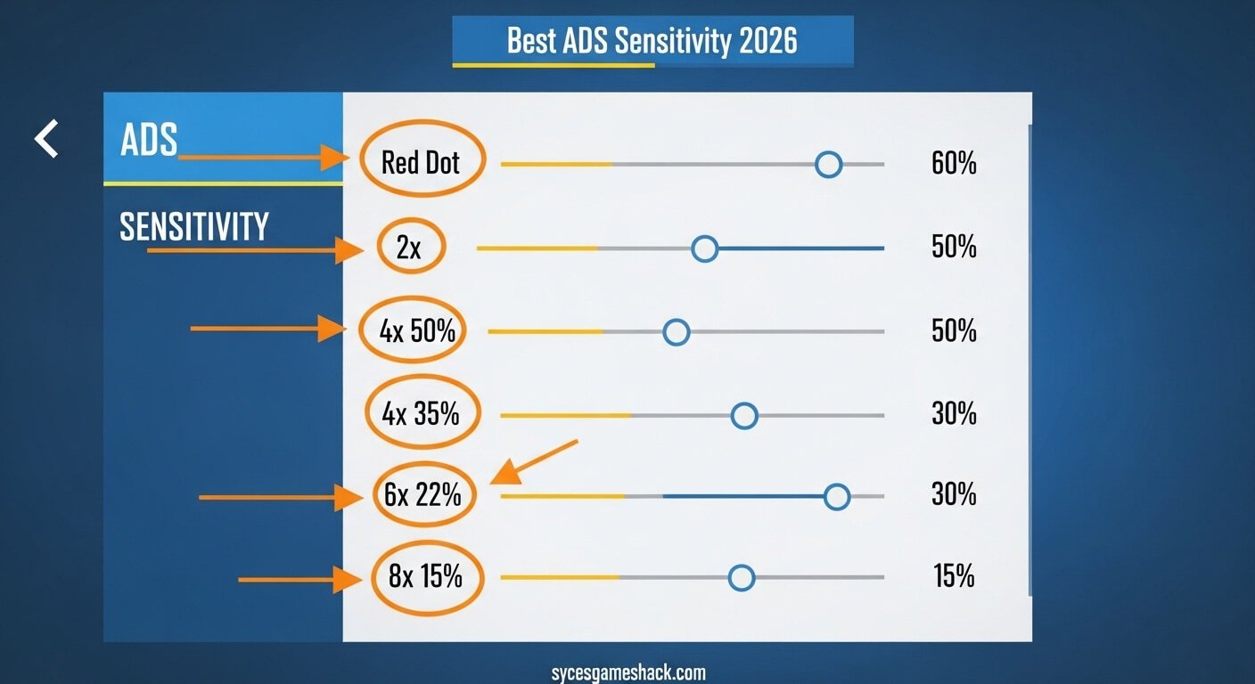 PUBG Mobile sensitivity settings 2026
