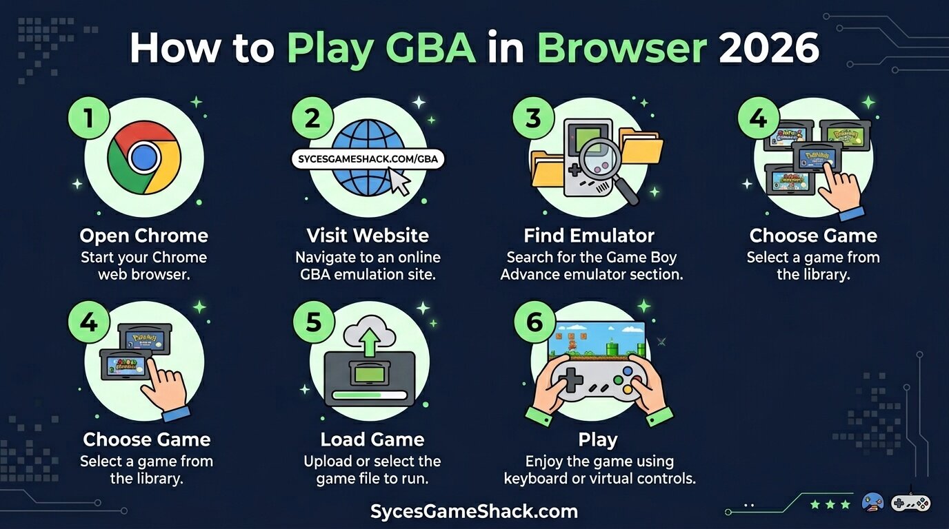 GBA Emulator Browser School 2026