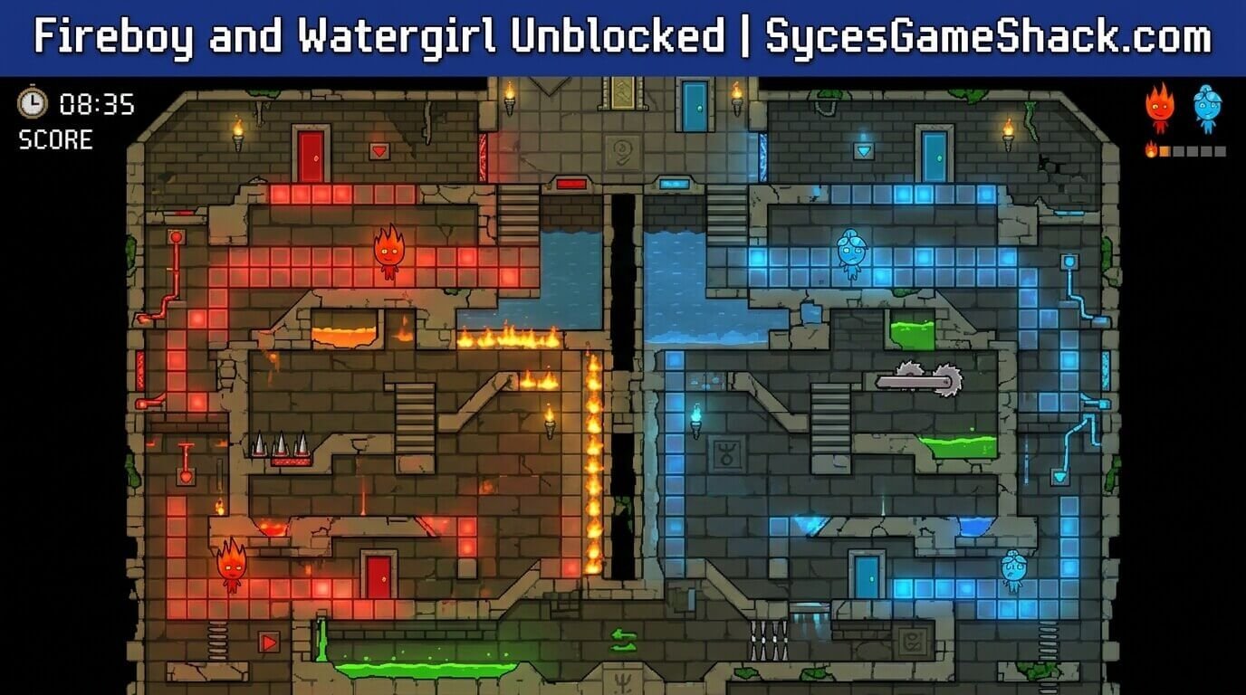 Fireboy and Watergirl Unblocked