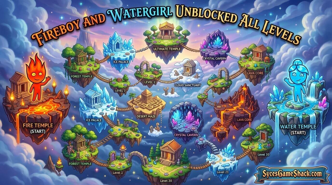 Fireboy and Watergirl Unblocked All Levels