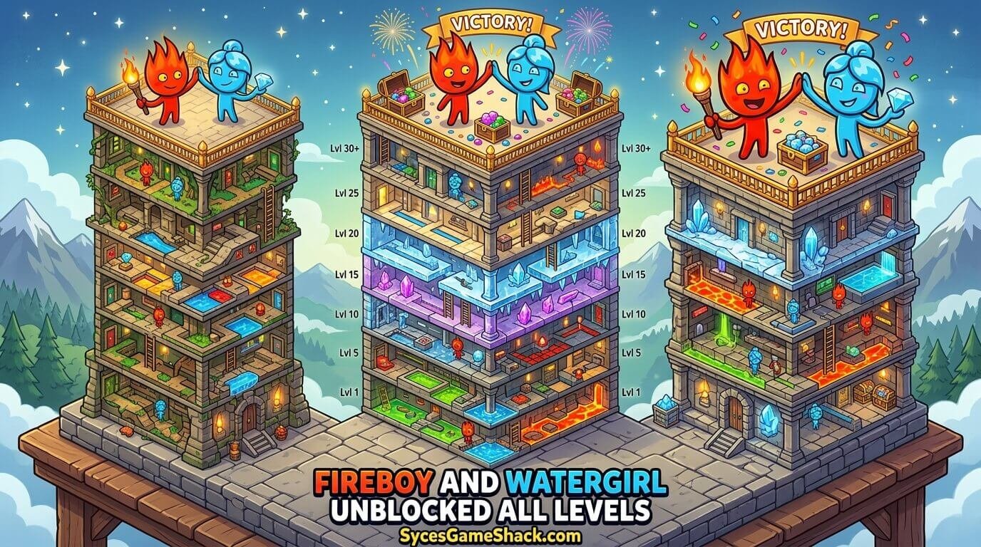 Fireboy and Watergirl Unblocked All Levels