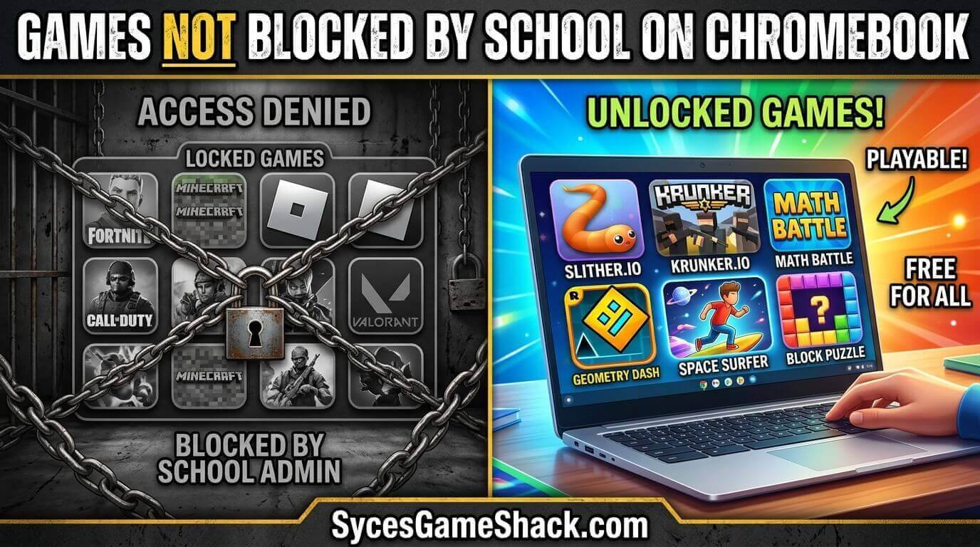 Games Not Blocked by School on Chromebook