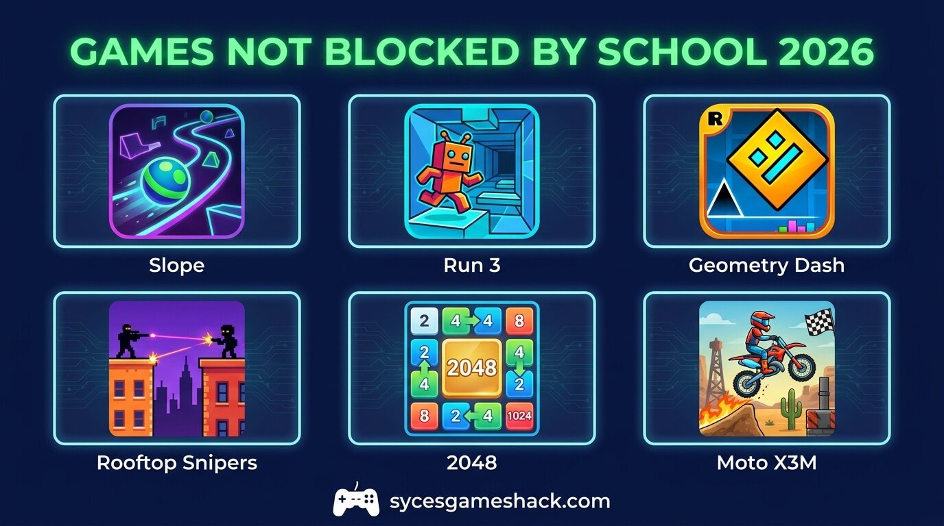 Games Not Blocked by School 2026