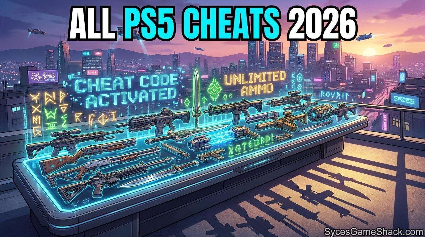 GTA 5 Cheat Codes PS5 2026