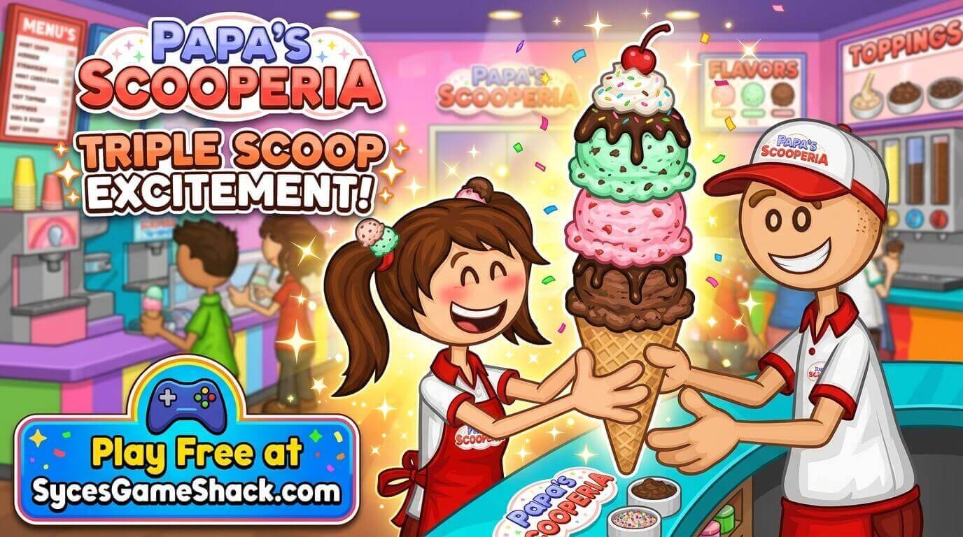 Papa's Scooperia Unblocked