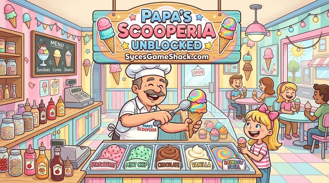 Papa's Scooperia Unblocked