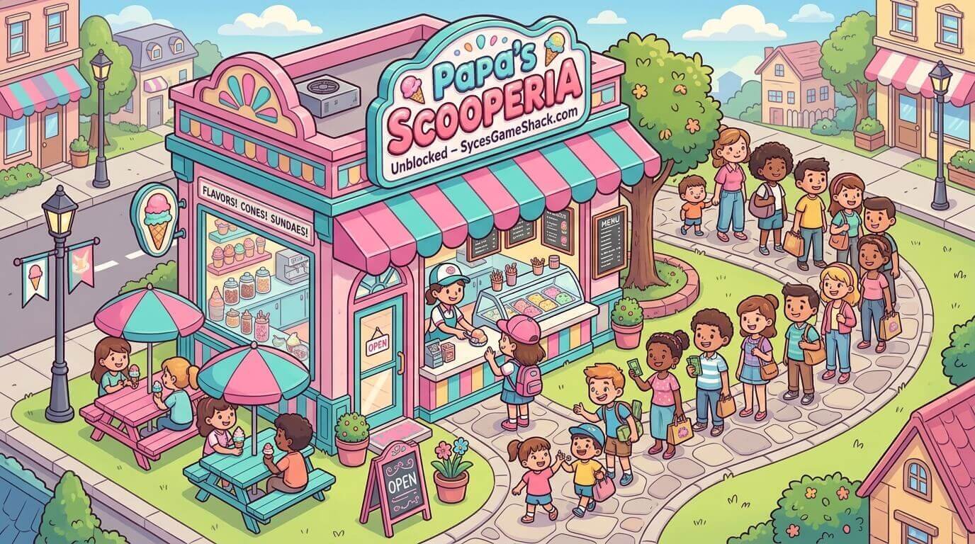 Papa's Scooperia Unblocked
