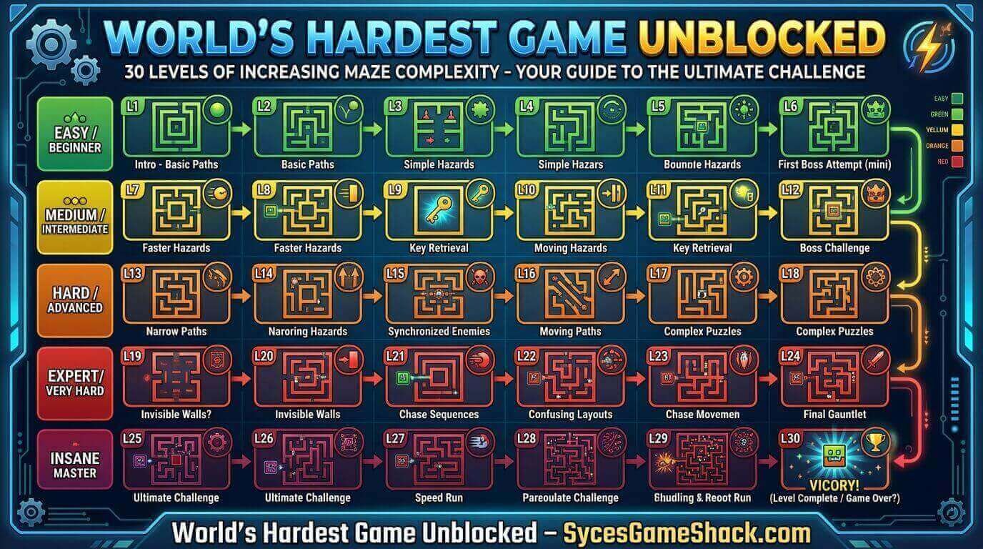World's Hardest Game Unblocked