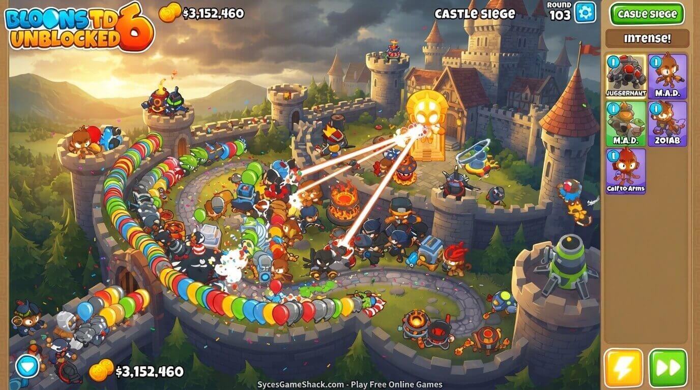 Bloons Tower Defense Unblocked