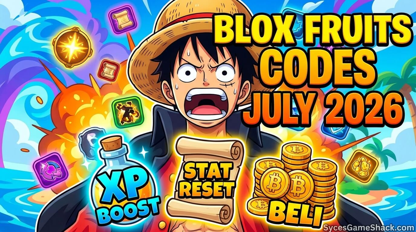 Blox Fruits Codes July 2026