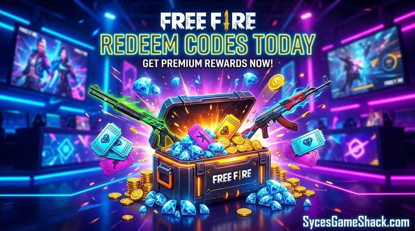 Free Fire Redeem Codes Today