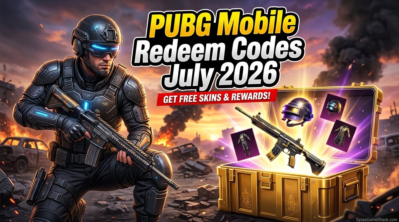 PUBG Mobile Redeem Codes July 2026