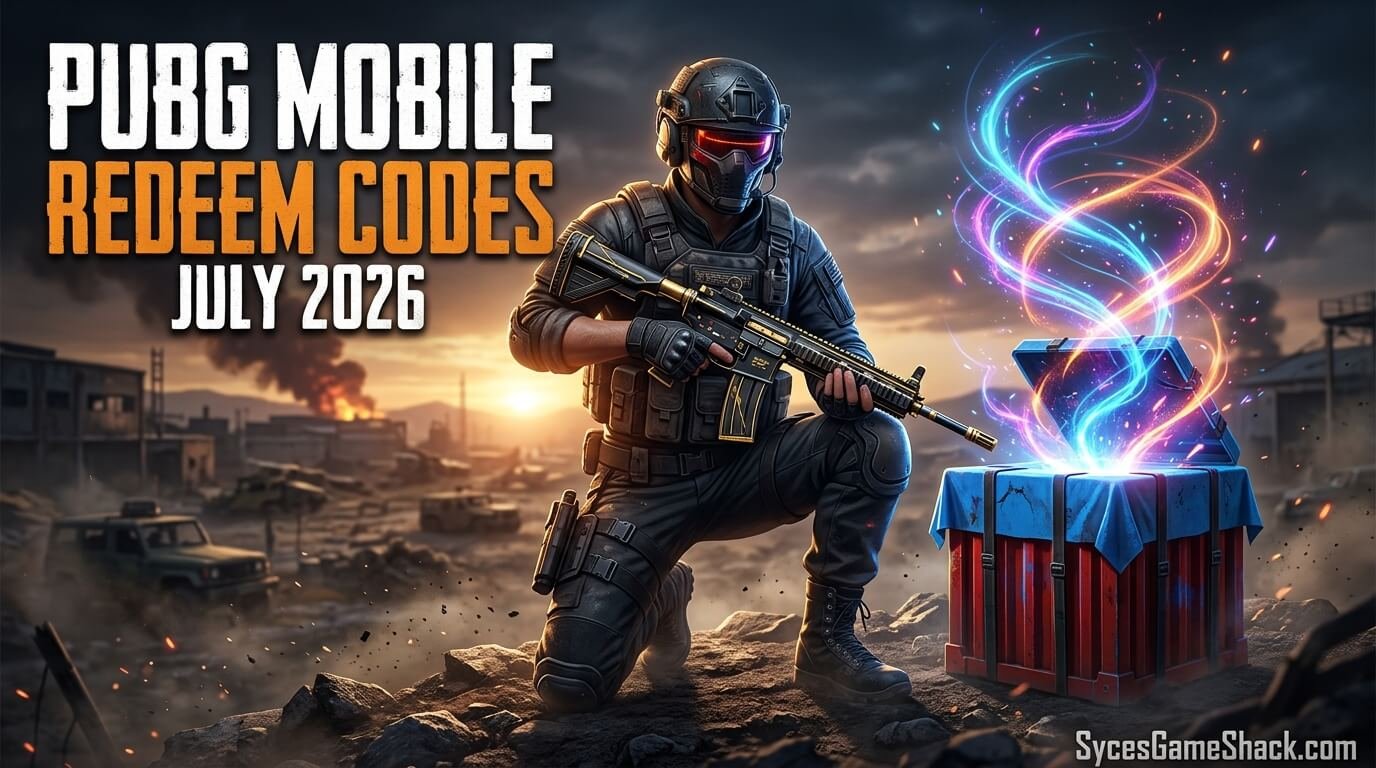 PUBG Mobile Redeem Codes July 2026