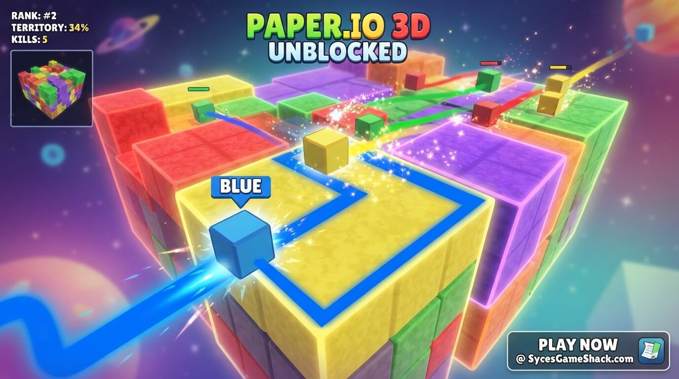 Paper IO 3D Unblocked