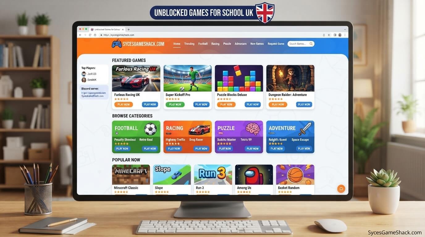 Unblocked Games for School UK