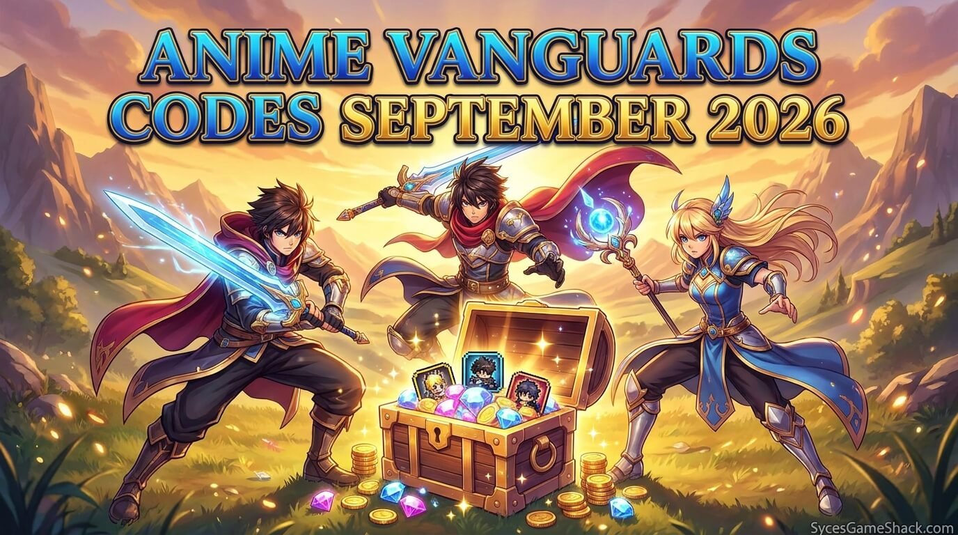Anime Vanguards Codes September 2026