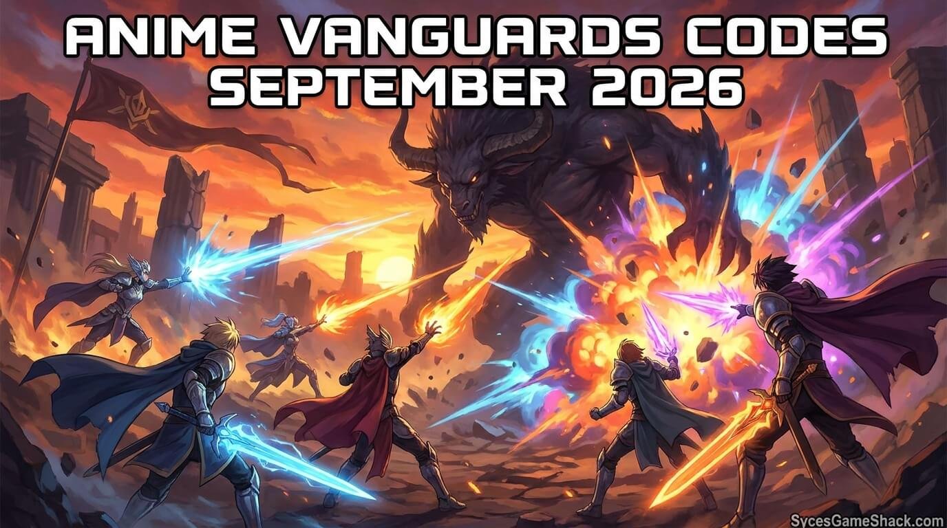 Anime Vanguards Codes September 2026