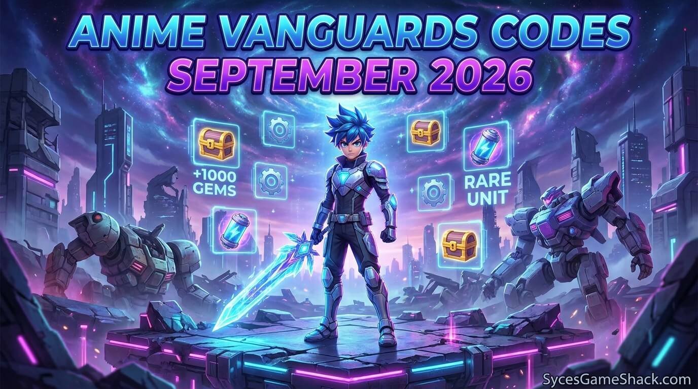 Anime Vanguards Codes September 2026
