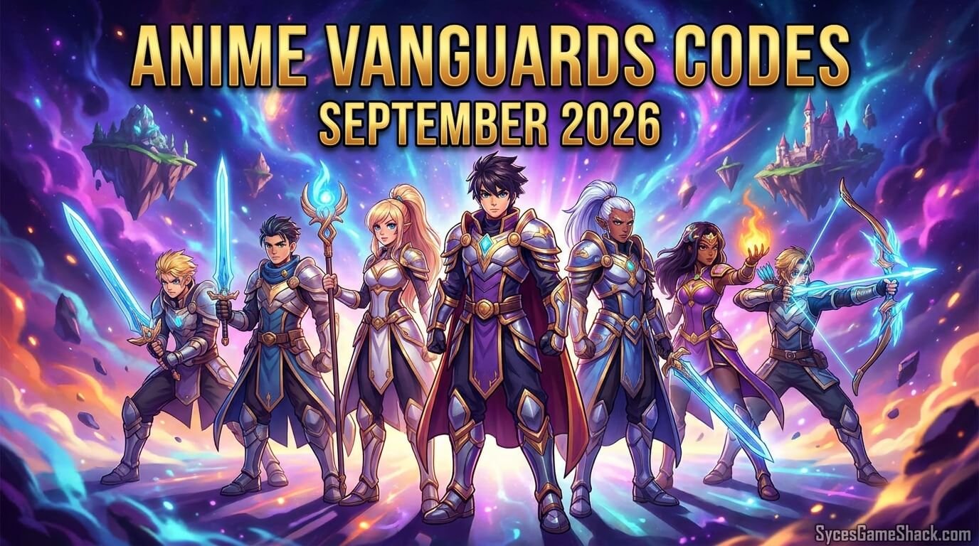 Anime Vanguards Codes September 2026
