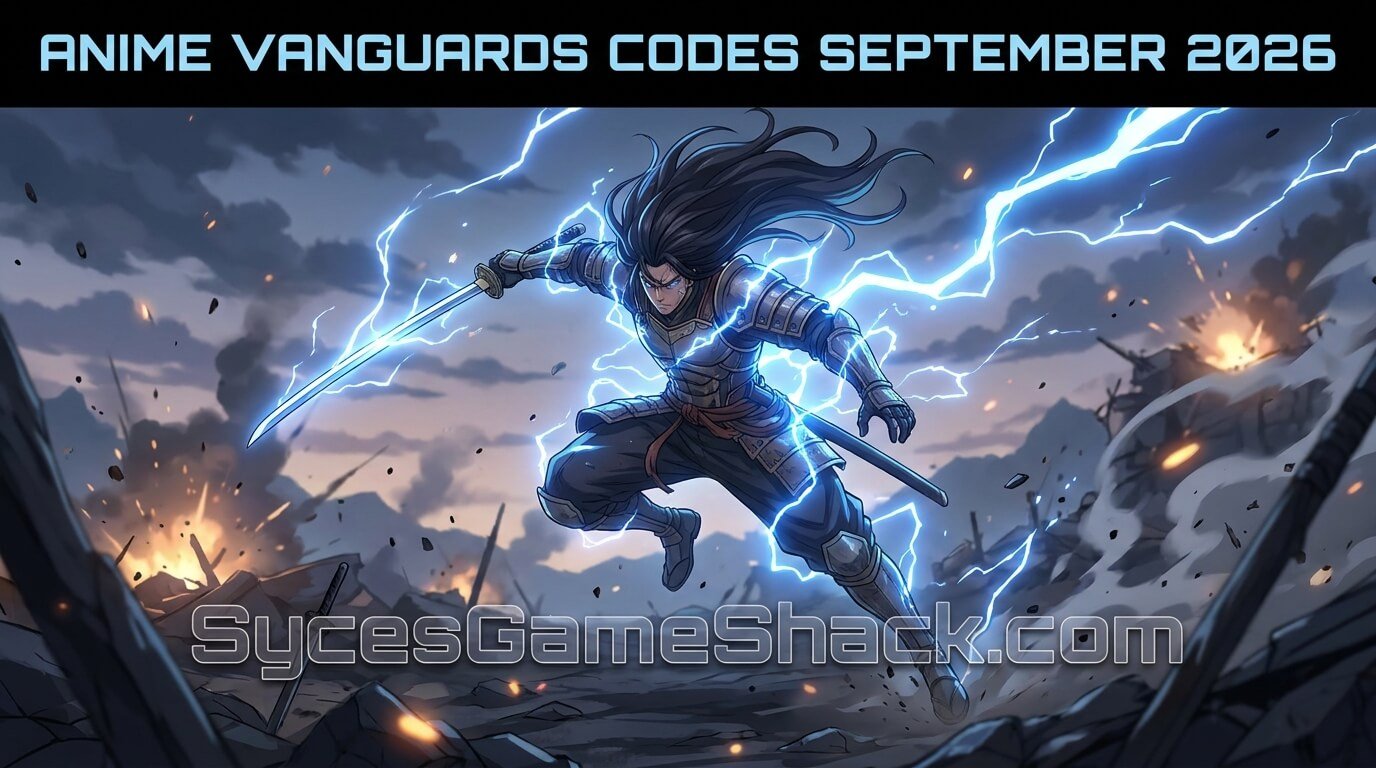 Anime Vanguards Codes September 2026