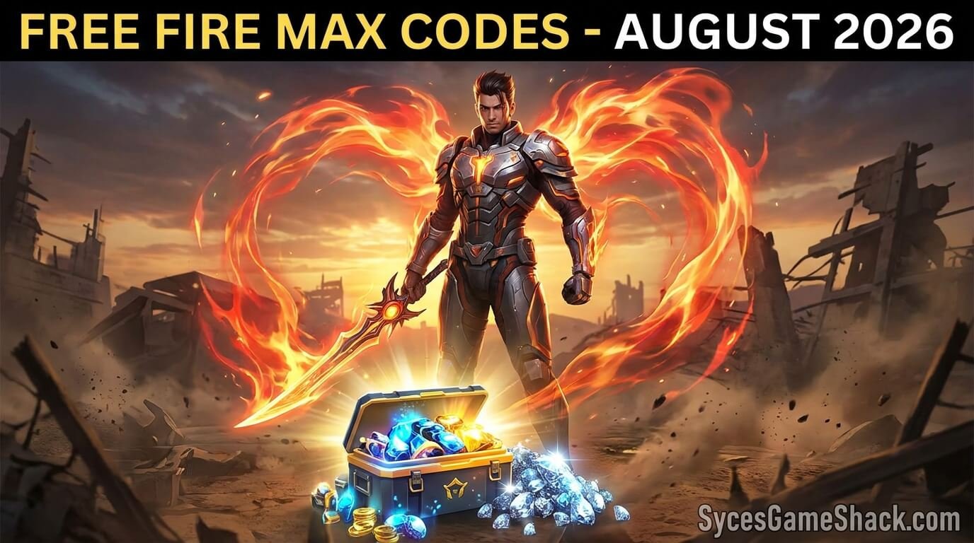 Free Fire MAX Codes August 2026