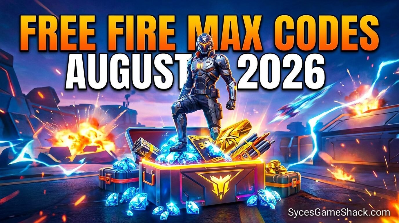Free Fire MAX Codes August 2026
