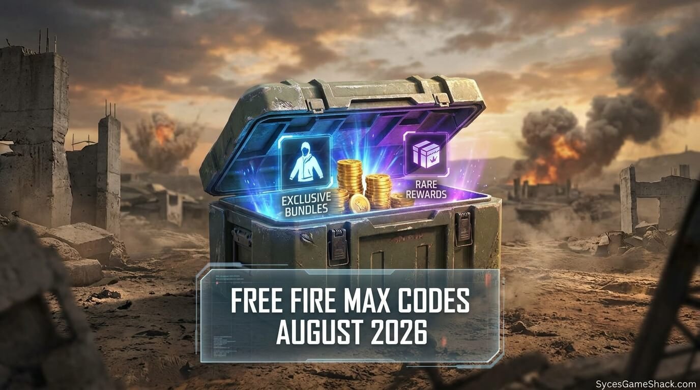Free Fire MAX Codes August 2026