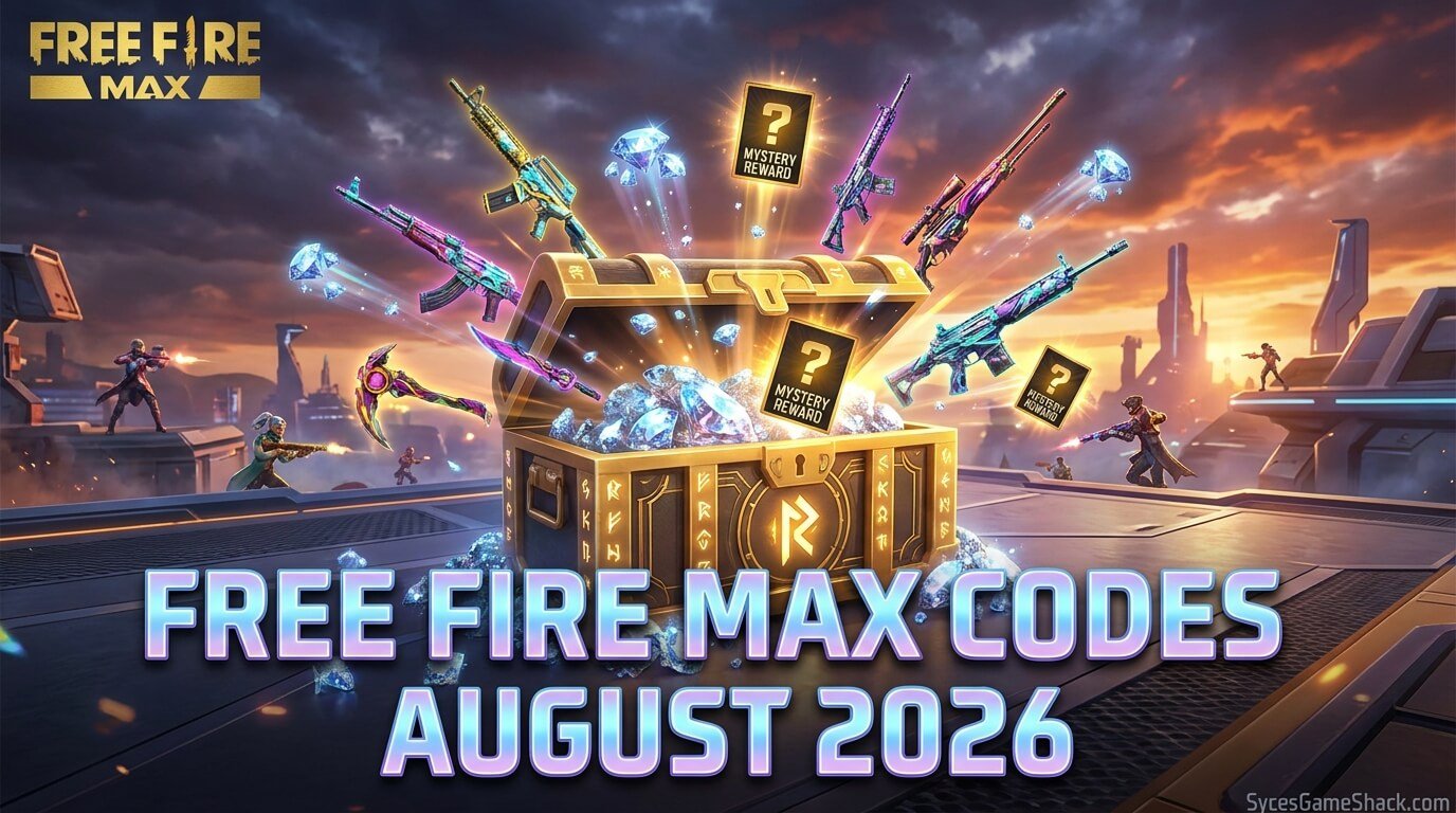 Free Fire MAX Codes August 2026