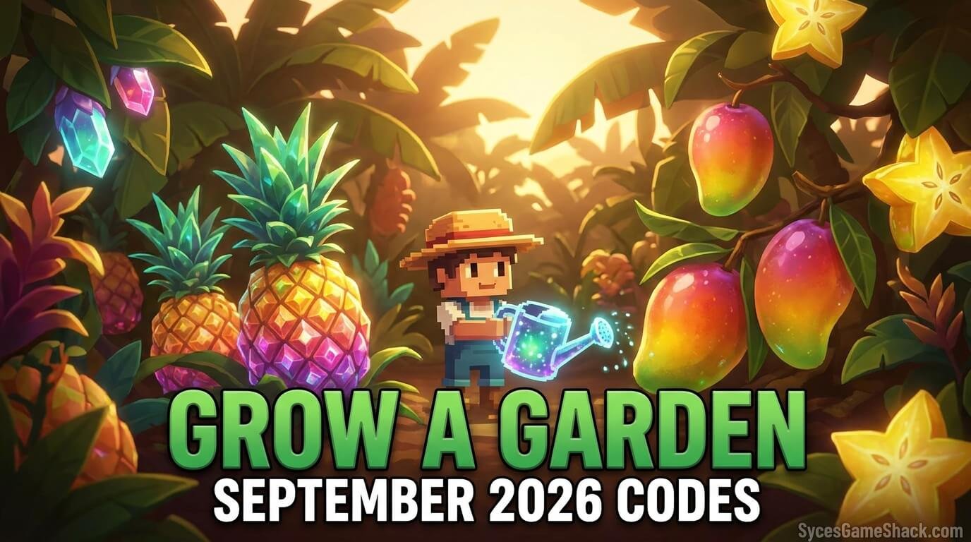 Grow a Garden Codes September 2026