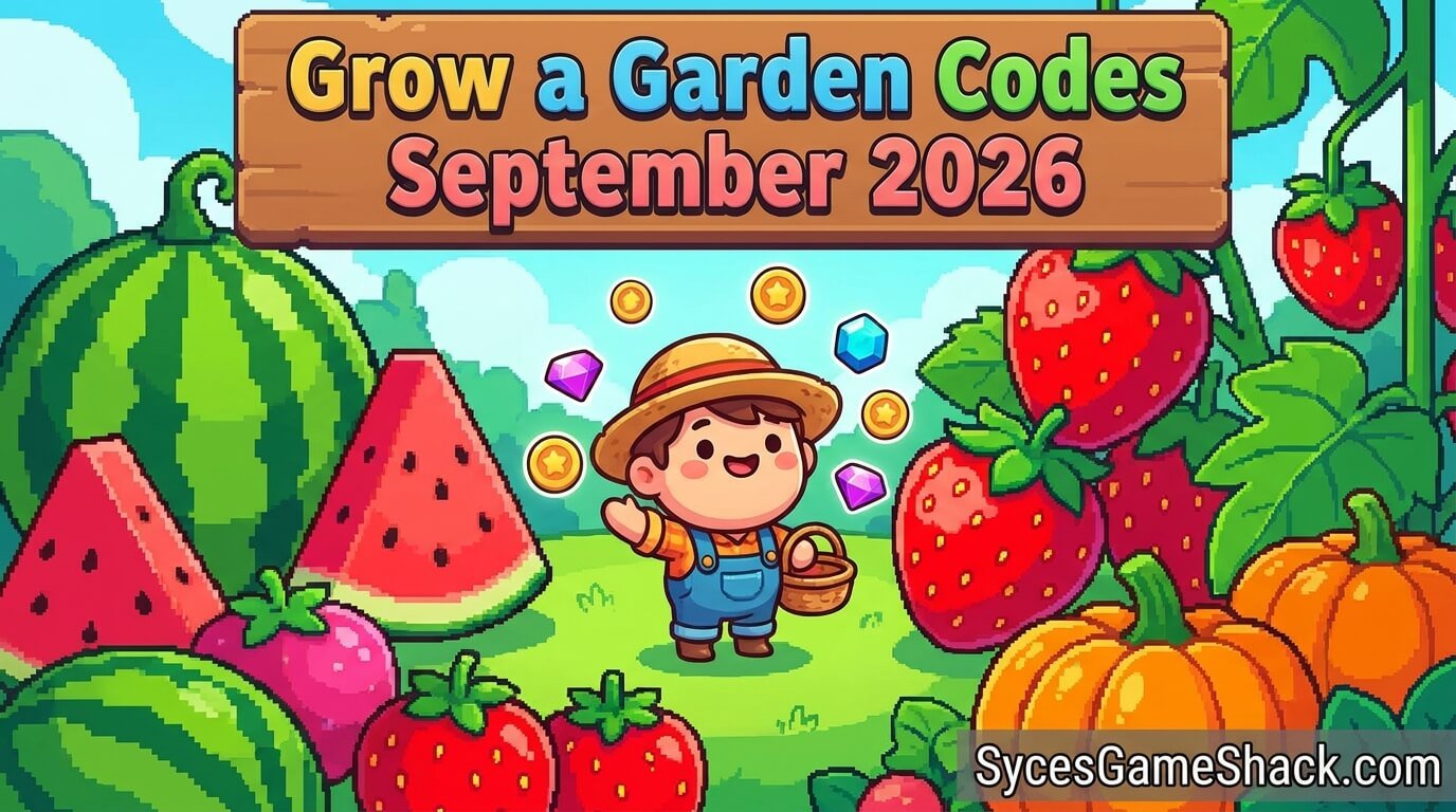 Grow a Garden Codes September 2026