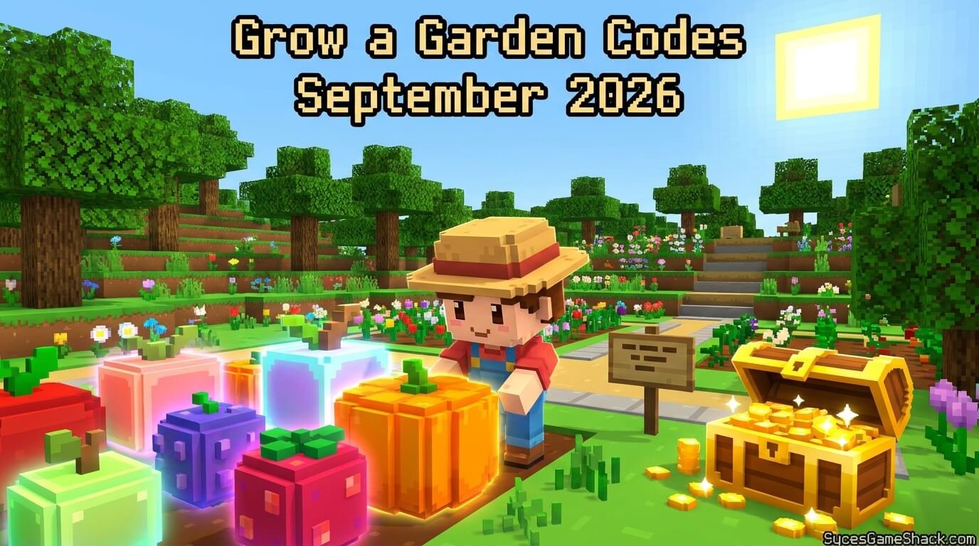 Grow a Garden Codes September 2026