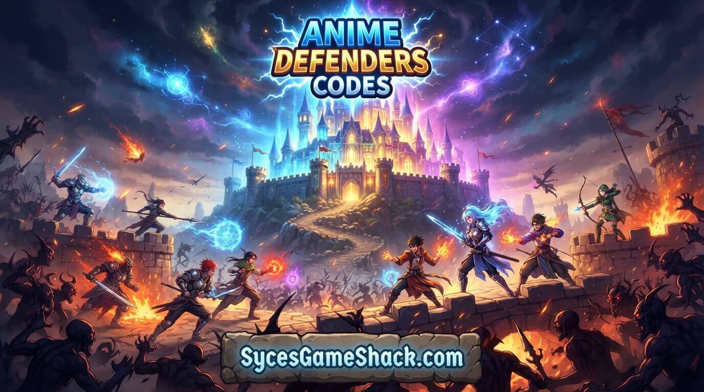 Anime Defenders Codes