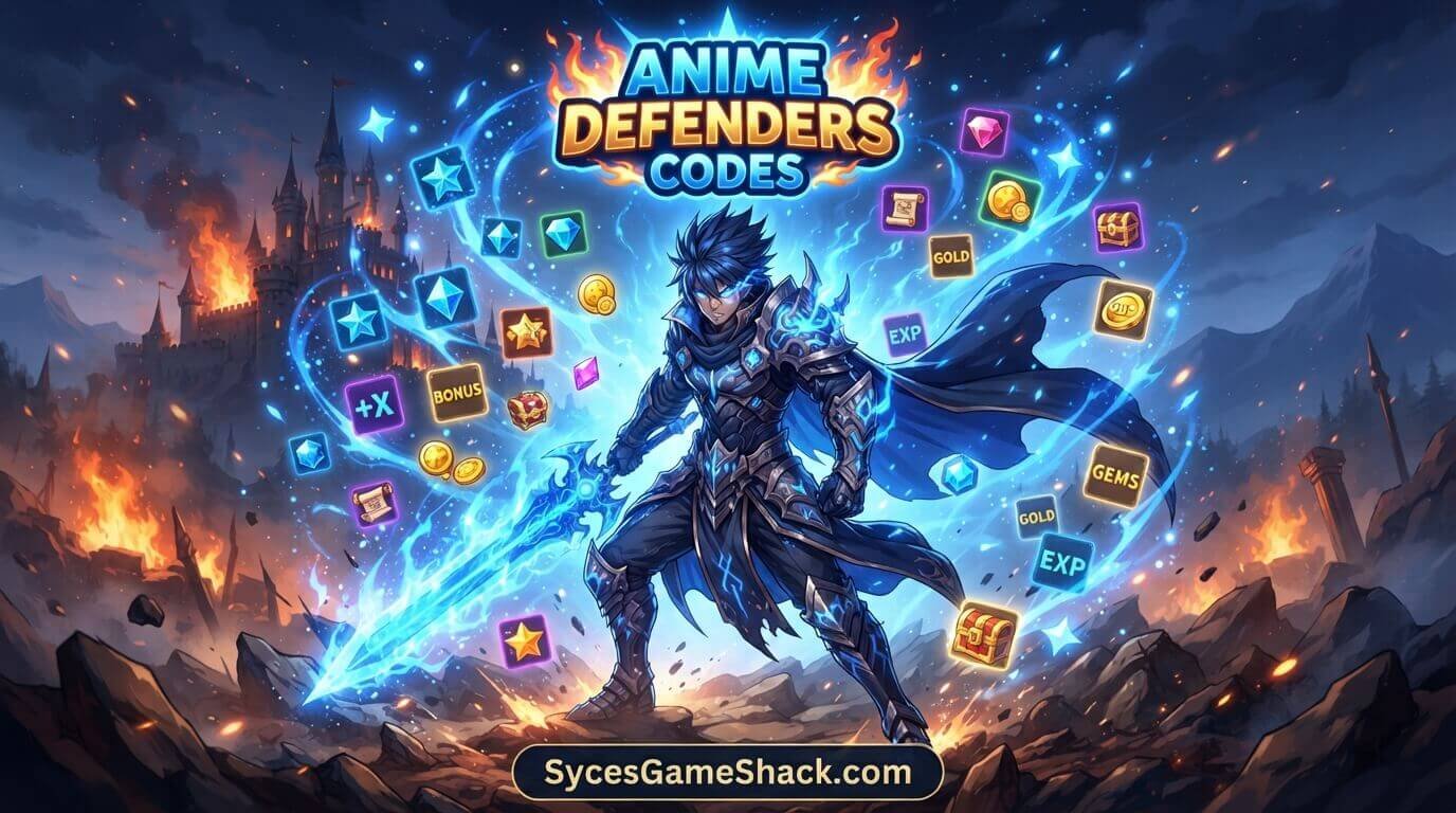 Anime Defenders Codes