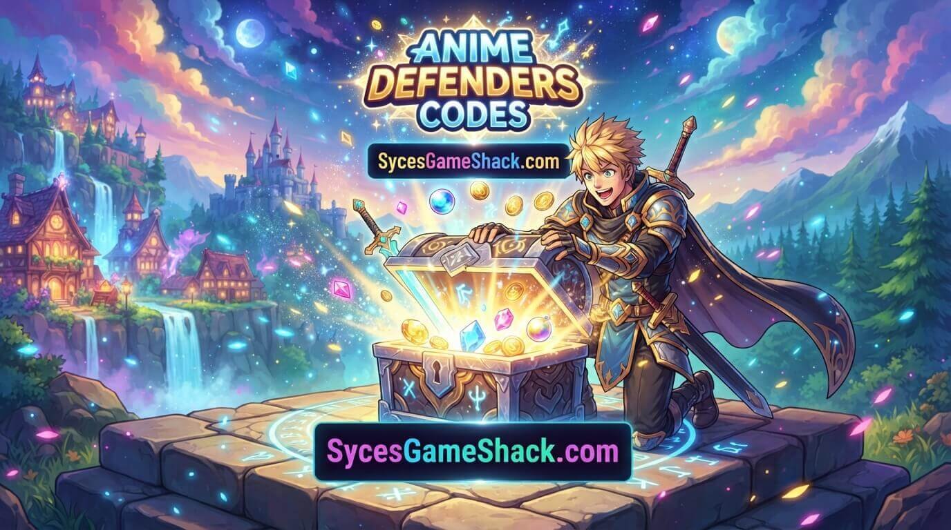 Anime Defenders Codes