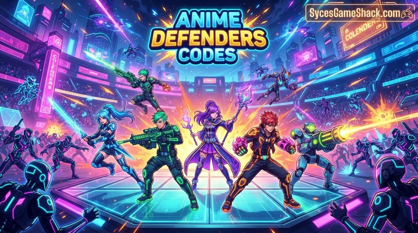 Anime Defenders Codes