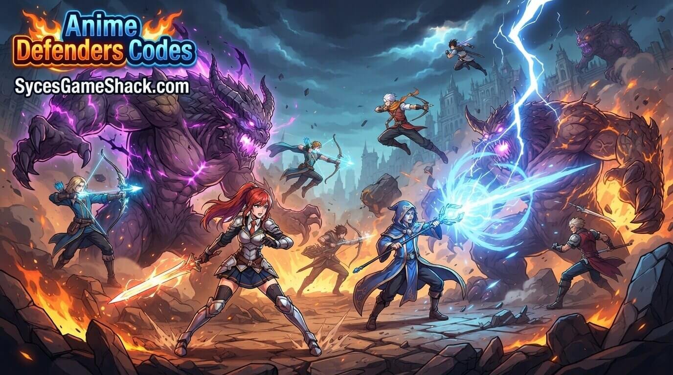 Anime Defenders Codes