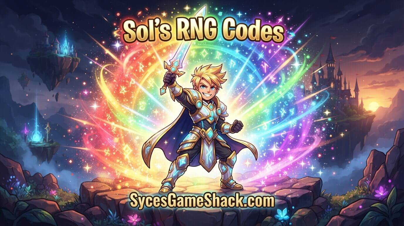 Sol's RNG Codes