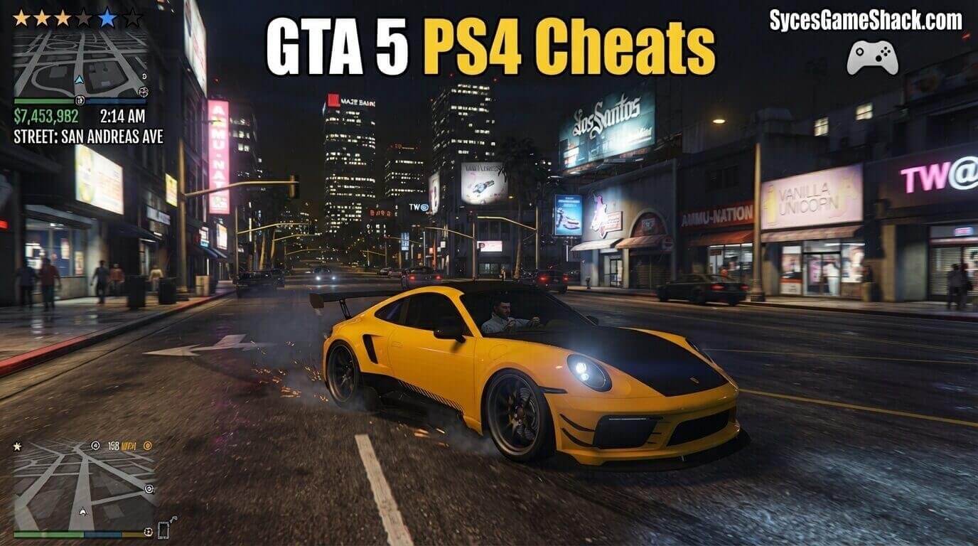 GTA 5 PS4 Cheats