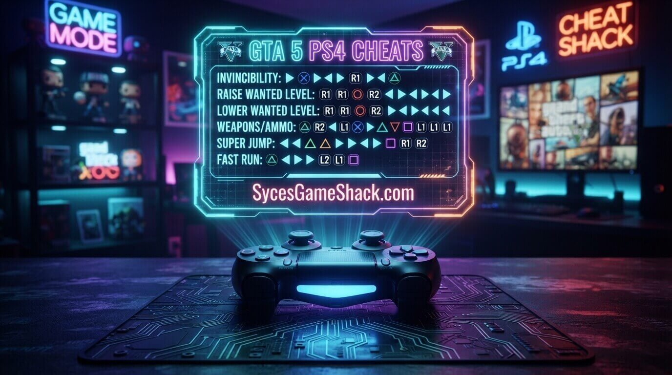 GTA 5 PS4 Cheats