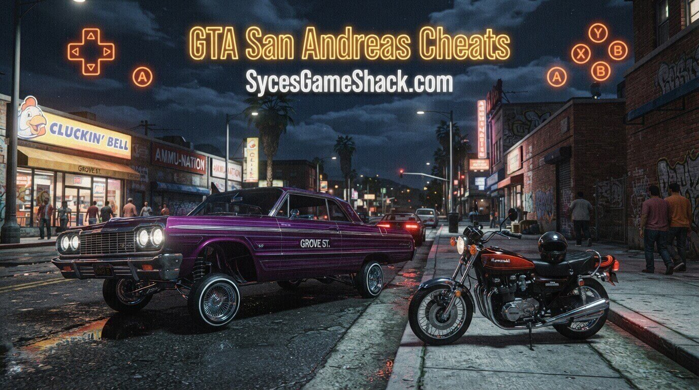 GTA San Andreas Cheats