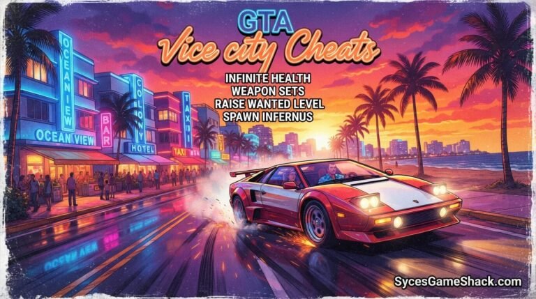 GTA Vice City Cheats