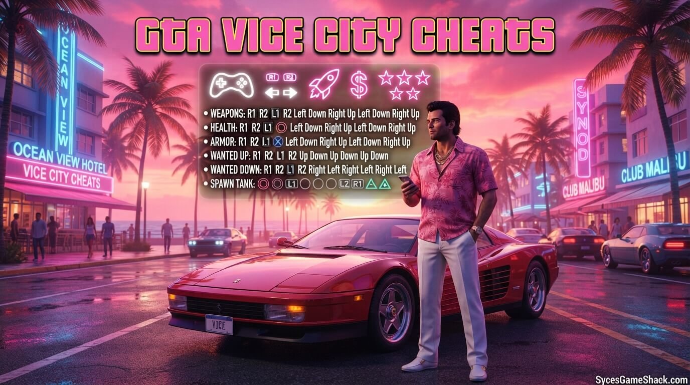 GTA Vice City Cheats