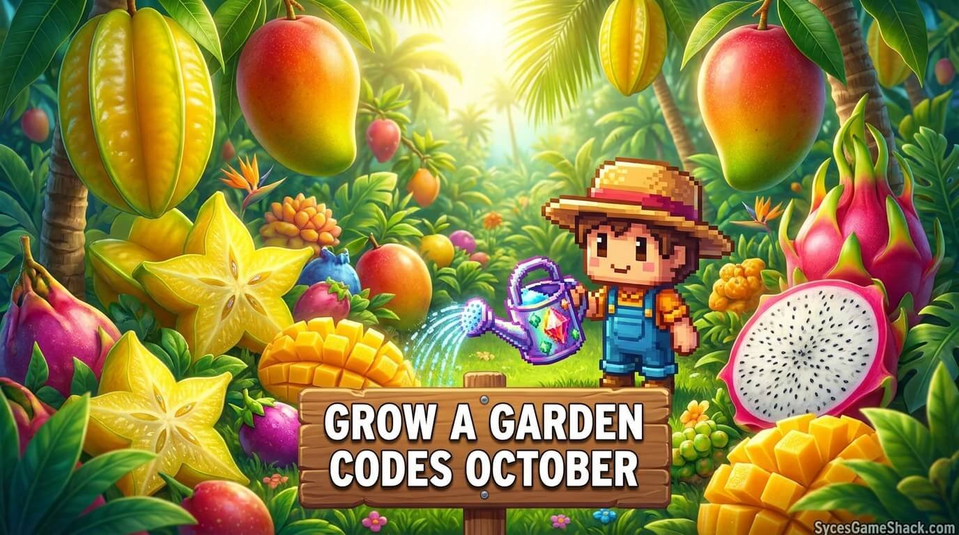 Grow a Garden Codes October