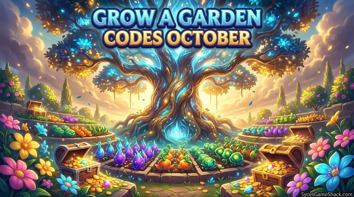Grow a Garden Codes October