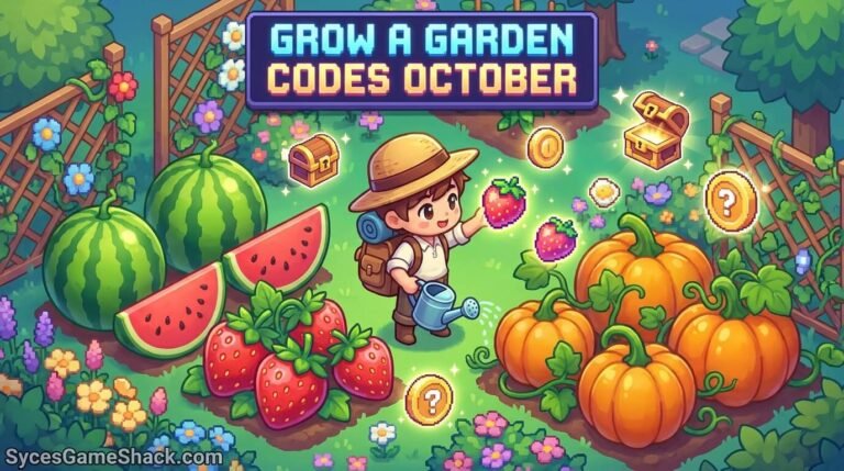 Grow a Garden Codes October